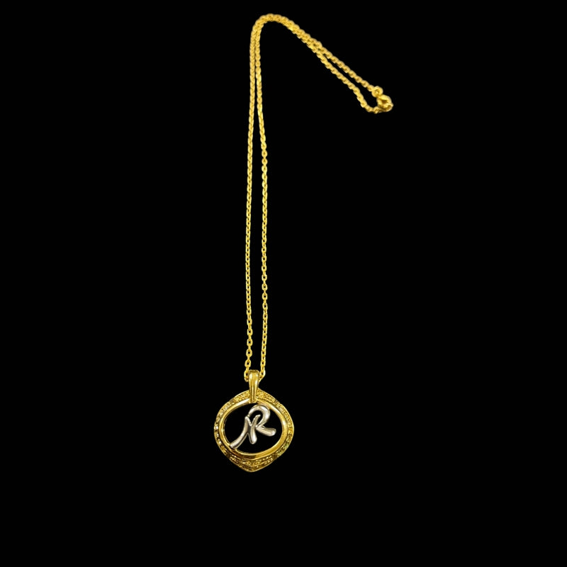 NINA RICCI Gold Hardware Pendant Top