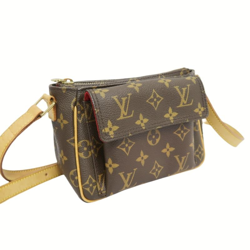 LOUIS VUITTON Viva Cite PM Crossbody Bag, Monogram Coated Canvas, Brown