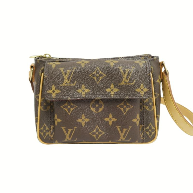 LOUIS VUITTON Viva Cite PM Crossbody Bag, Monogram Coated Canvas, Brown