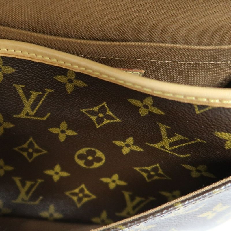 Louis Vuitton Sologne Monogram Coated Canvas Shoulder Crossbody Bag