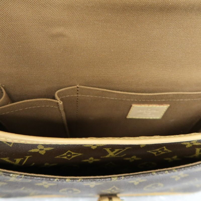 Louis Vuitton Sologne Monogram Coated Canvas Shoulder Crossbody Bag