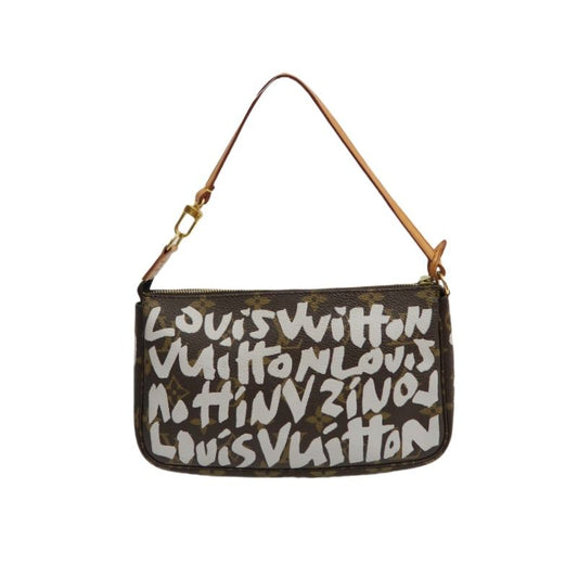 LOUIS VUITTON Pochette Accessoires Monogram Graffiti Handbag