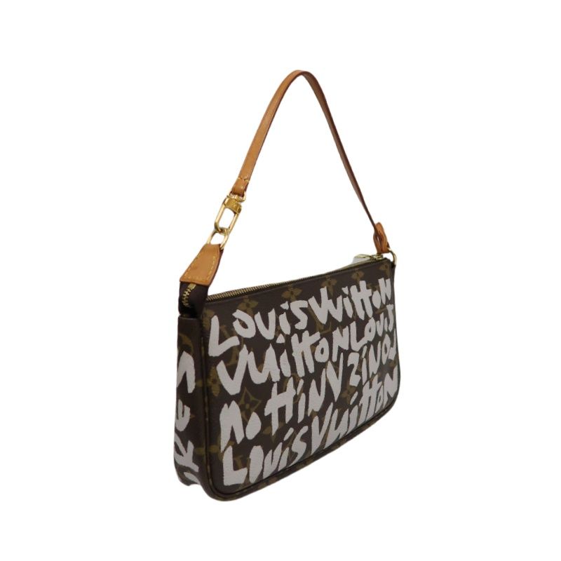 LOUIS VUITTON Pochette Accessoires Monogram Graffiti Handbag
