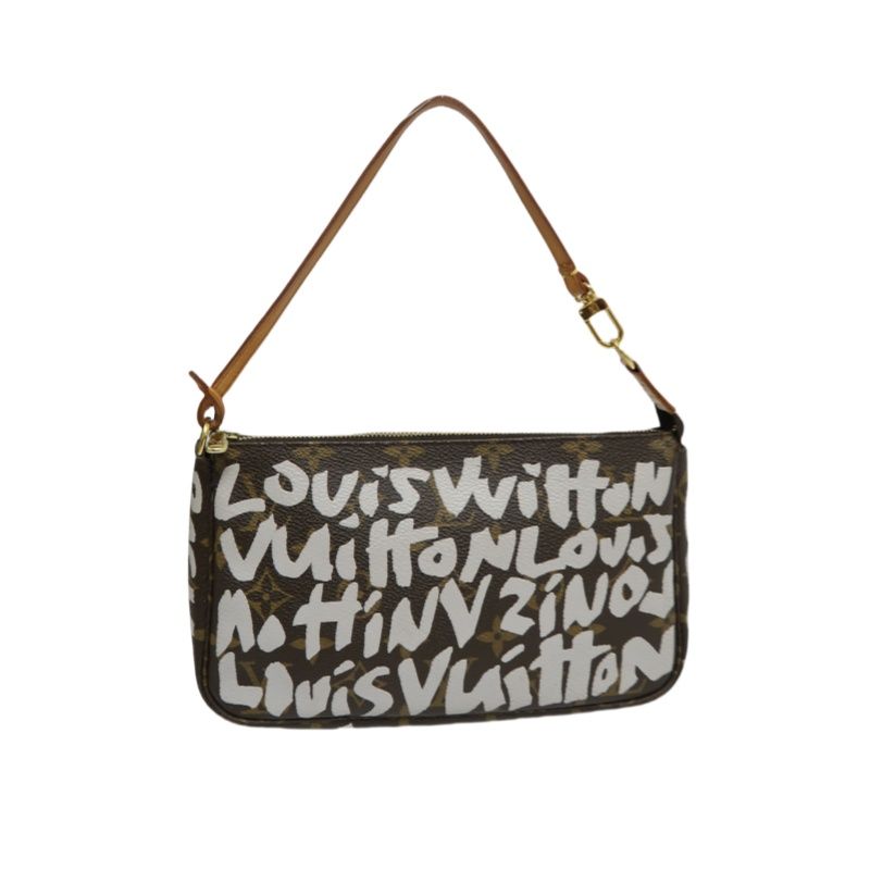 LOUIS VUITTON Pochette Accessoires Monogram Graffiti Handbag