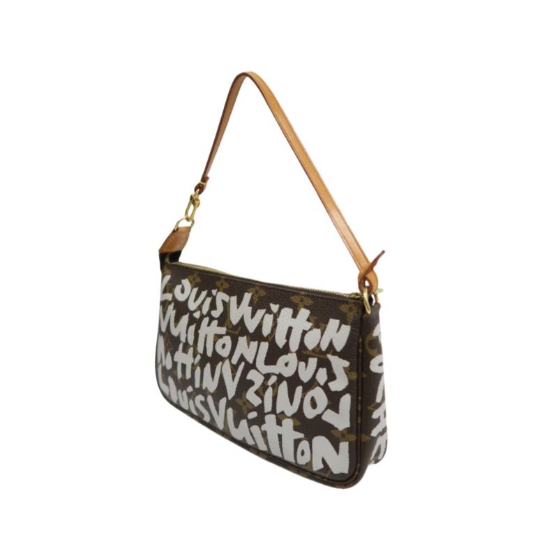 LOUIS VUITTON Pochette Accessoires Monogram Graffiti Handbag
