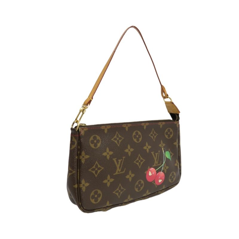 LOUIS VUITTON  Pochette Accessoires Monogram Cerises Handbag