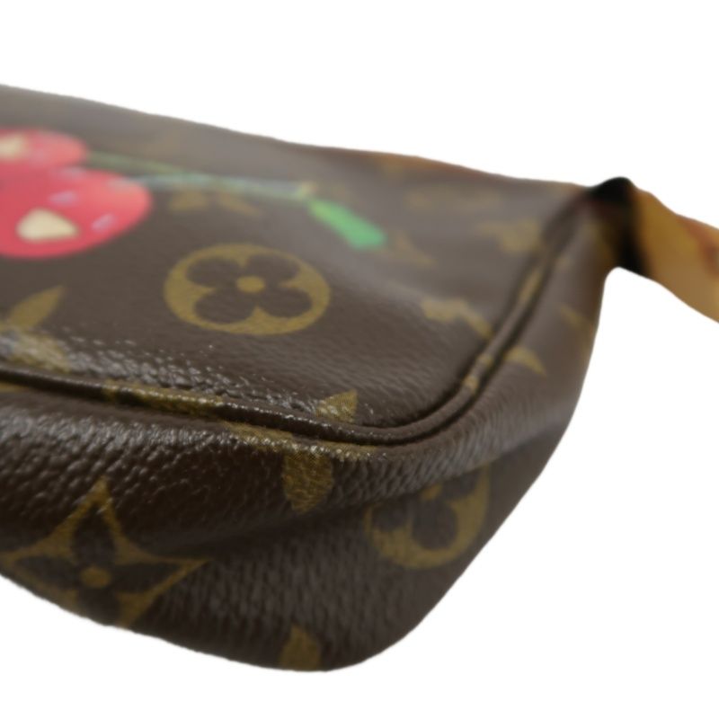 LOUIS VUITTON  Pochette Accessoires Monogram Cerises Handbag
