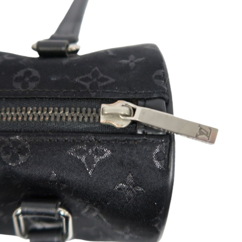 Louis Vuitton Little Papillon Monogram Canvas Satin Black Handbag (Shoulder Bag)