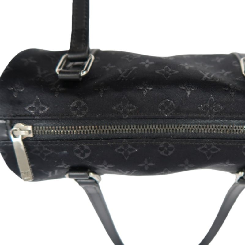 Louis Vuitton Little Papillon Monogram Canvas Satin Black Handbag (Shoulder Bag)