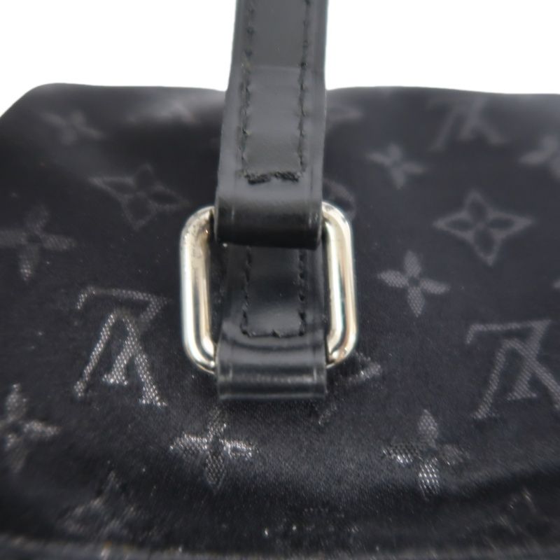 Louis Vuitton Little Papillon Monogram Canvas Satin Black Handbag (Shoulder Bag)