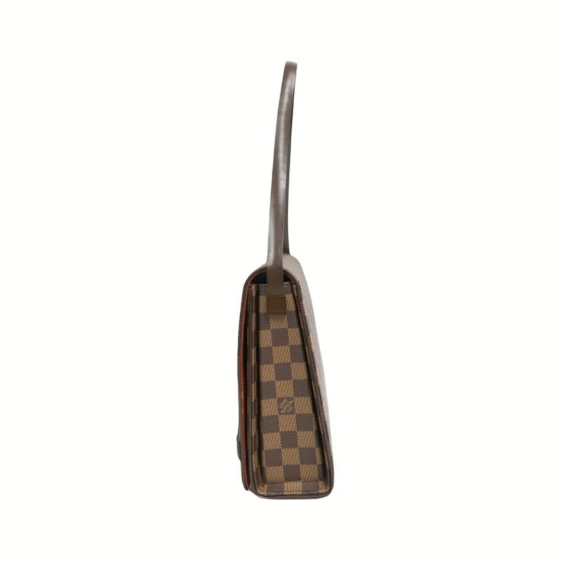 LOUIS VUITTON Tribeca Carré Handbag, Damier Coated Canvas, Brown, Armpit Bag