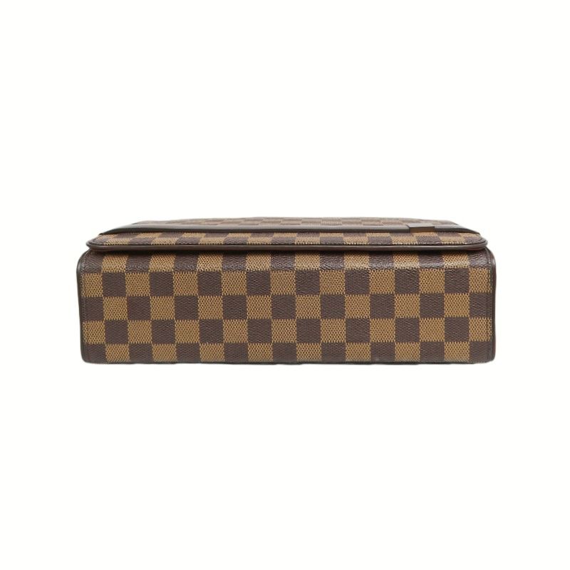 LOUIS VUITTON Tribeca Carré Handbag, Damier Coated Canvas, Brown, Armpit Bag