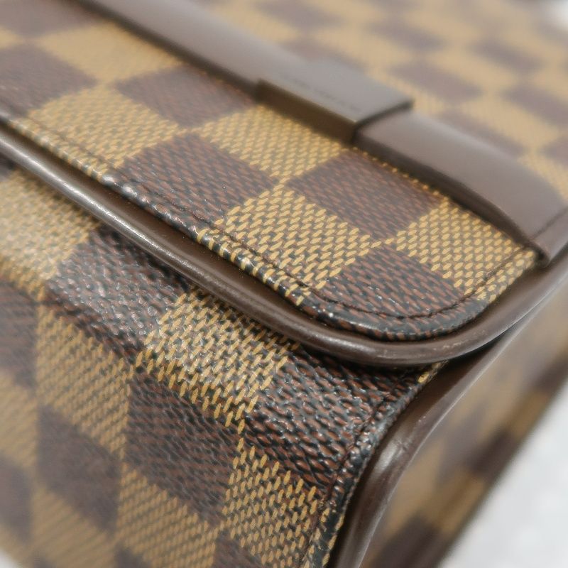 LOUIS VUITTON Tribeca Carré Handbag, Damier Coated Canvas, Brown, Armpit Bag