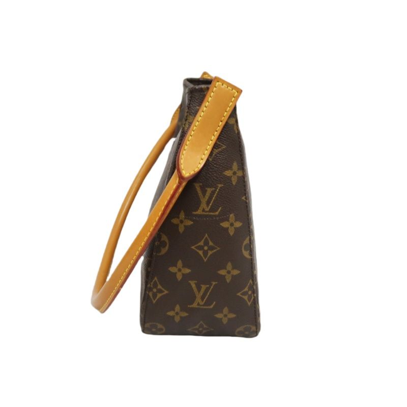 LOUIS VUITTON Monogram Looping MM Brown Shoulder Handbag