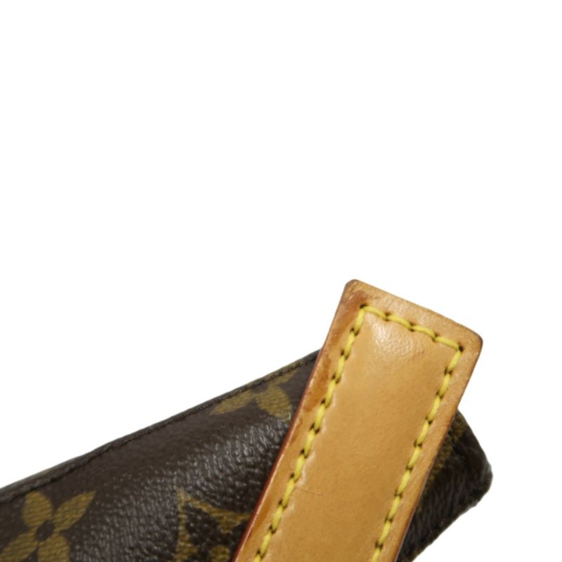 LOUIS VUITTON Monogram Looping MM Brown Shoulder Handbag