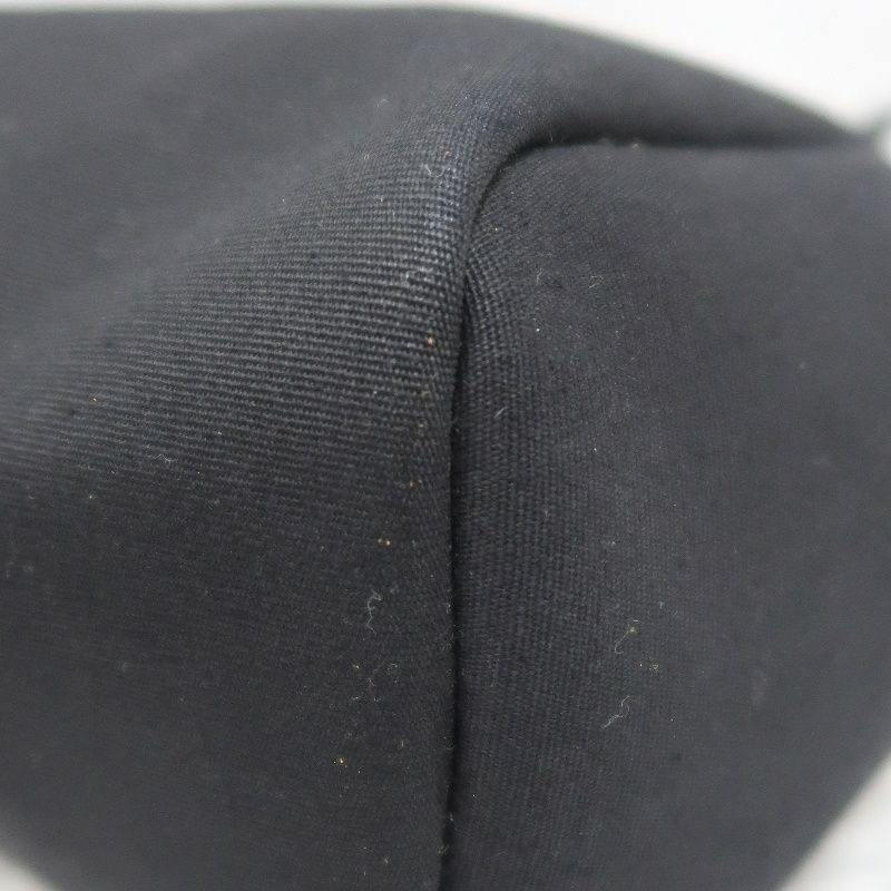 Hermes Ale Bag Ad PM 2-in-1 Canvas Backpack/Handbag Black with Silver Hardware Full Set (Padlock, Strap, 2 Keys, Clochette & Dust Bag)