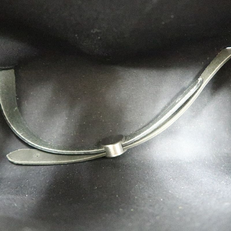 Hermes Ale Bag Ad PM 2-in-1 Canvas Backpack/Handbag Black with Silver Hardware Full Set (Padlock, Strap, 2 Keys, Clochette & Dust Bag)