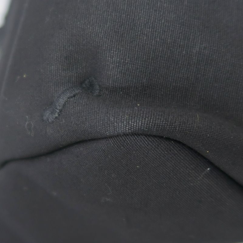 Hermes Ale Bag Ad PM 2-in-1 Canvas Backpack/Handbag Black with Silver Hardware Full Set (Padlock, Strap, 2 Keys, Clochette & Dust Bag)