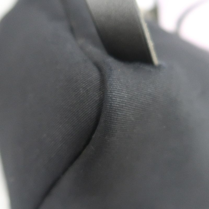 Hermes Ale Bag Ad PM 2-in-1 Canvas Backpack/Handbag Black with Silver Hardware Full Set (Padlock, Strap, 2 Keys, Clochette & Dust Bag)