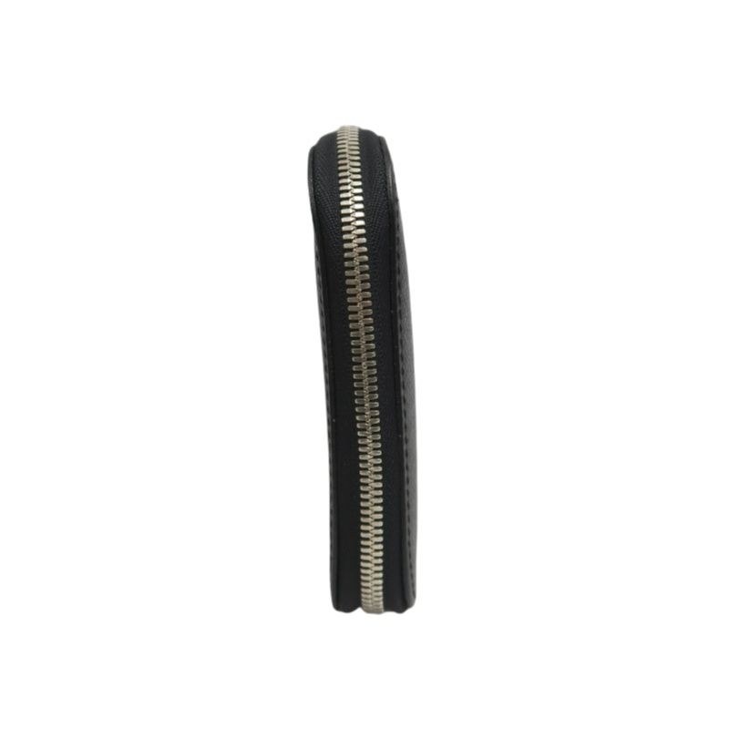 LOUIS VUITTON (LV) Taiga Leather Tie Case, Black