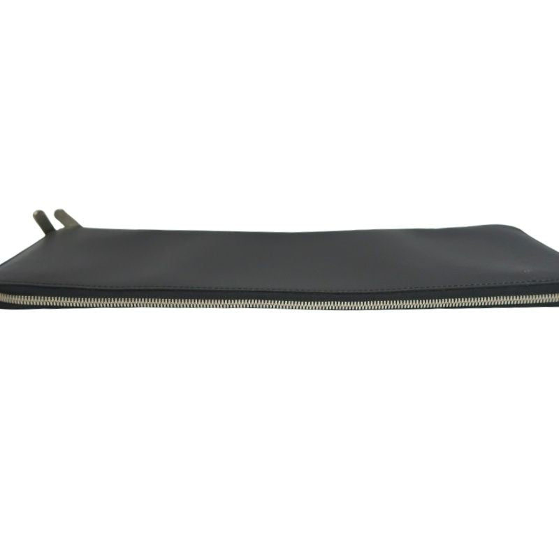 LOUIS VUITTON (LV) Taiga Leather Tie Case, Black