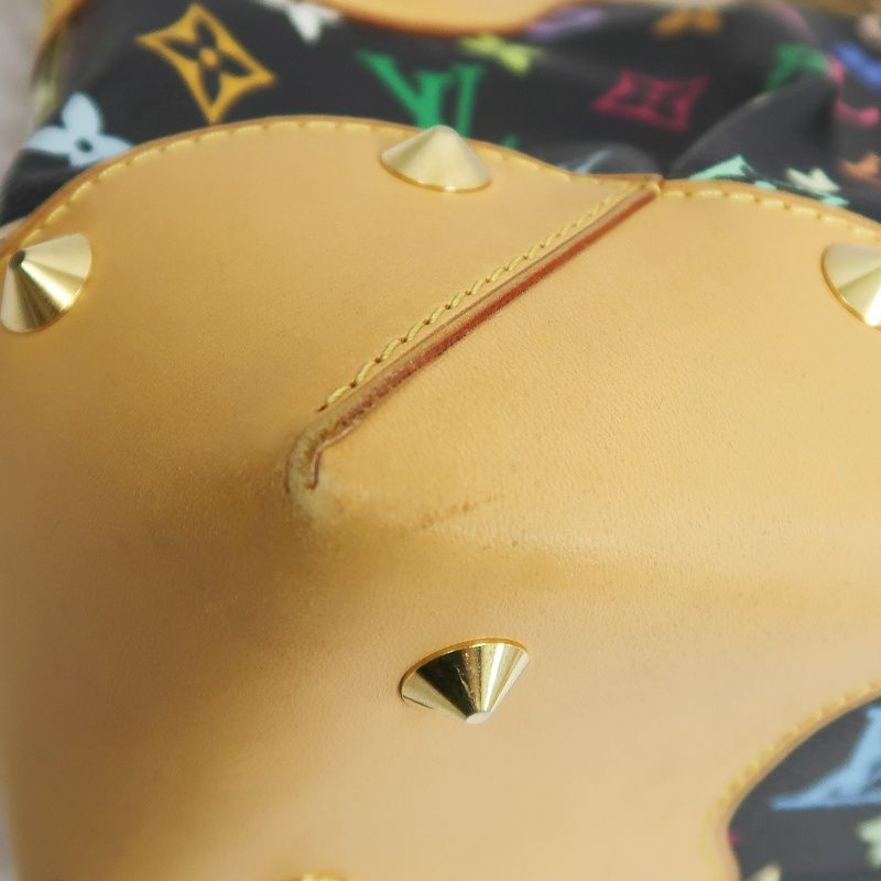 LOUIS VUITTON Judy MM Multicolore Black Shoulder Bag - Coated Canvas
