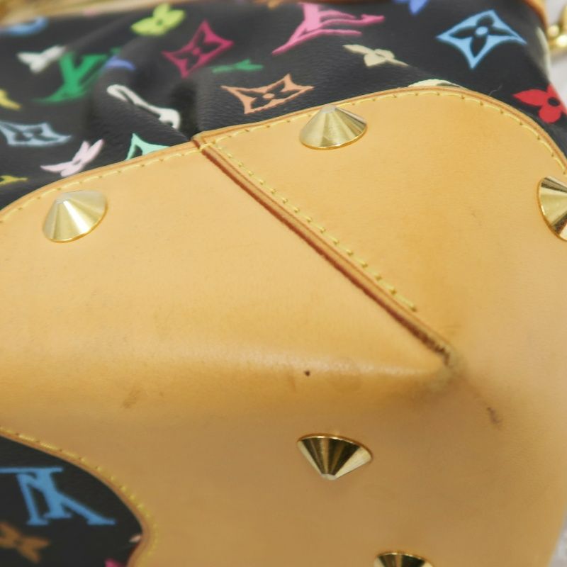 LOUIS VUITTON Judy MM Multicolore Black Shoulder Bag - Coated Canvas