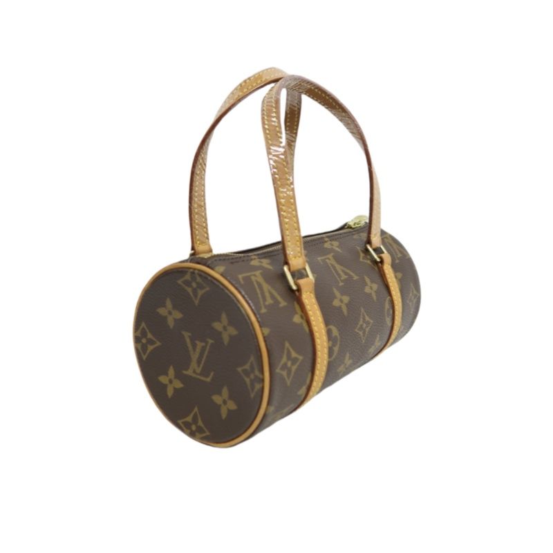 LOUIS VUITTON Monogram Papillon Handbag Brown