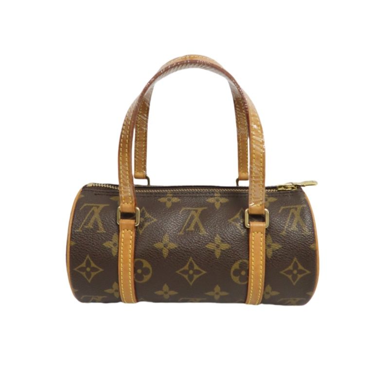 LOUIS VUITTON Monogram Papillon Handbag Brown