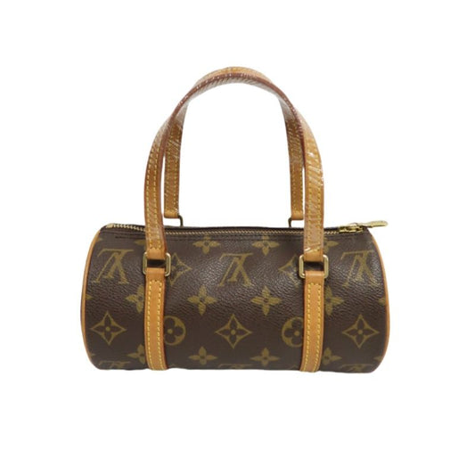 LOUIS VUITTON Monogram Papillon Handbag Brown