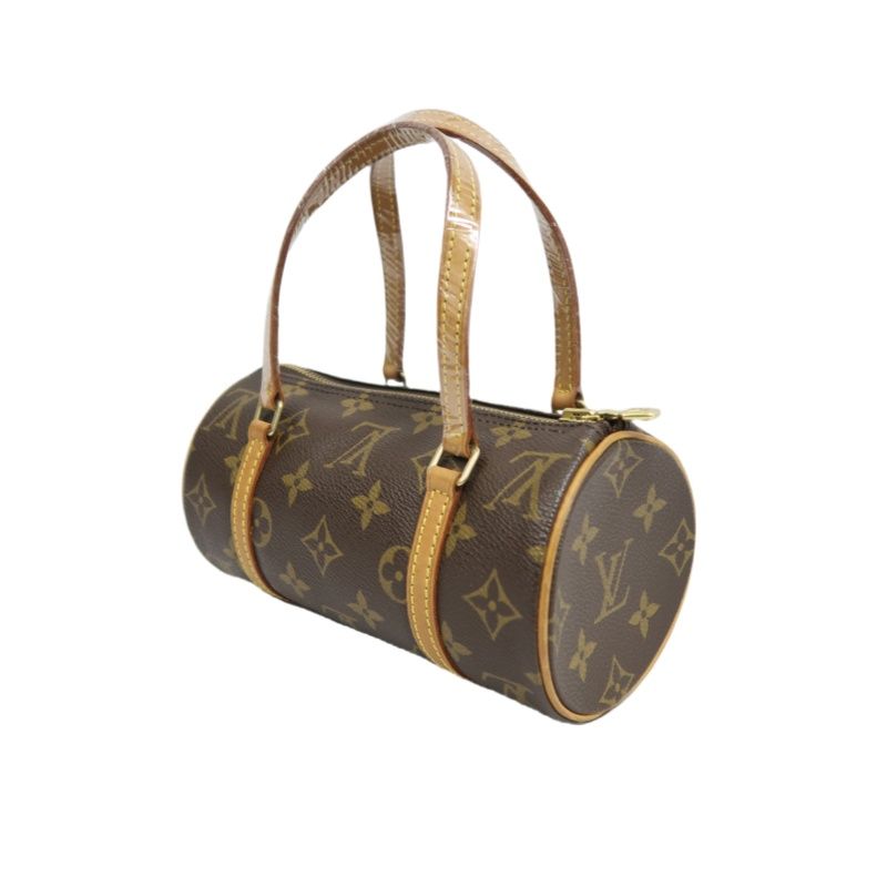LOUIS VUITTON Monogram Papillon Handbag Brown