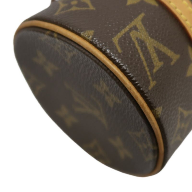 LOUIS VUITTON Monogram Papillon Handbag Brown