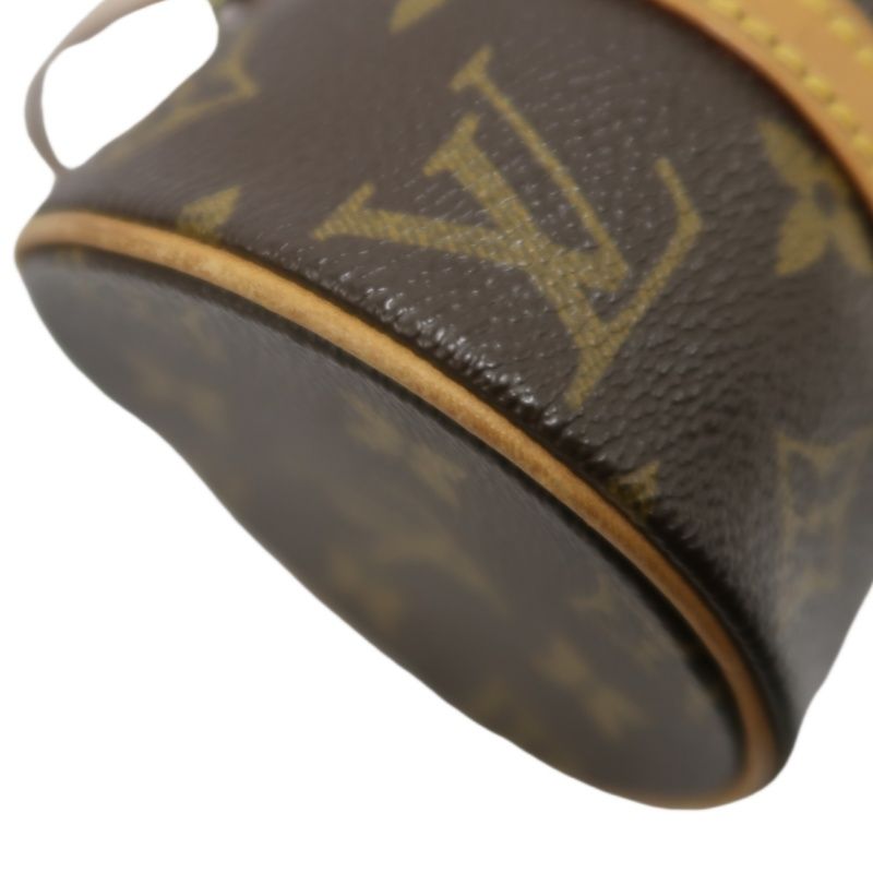 LOUIS VUITTON Monogram Papillon Handbag Brown
