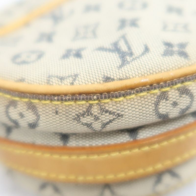 LOUIS VUITTON Jeanne Shoulder Bag, Denim Blue - Beige Denim Canvas