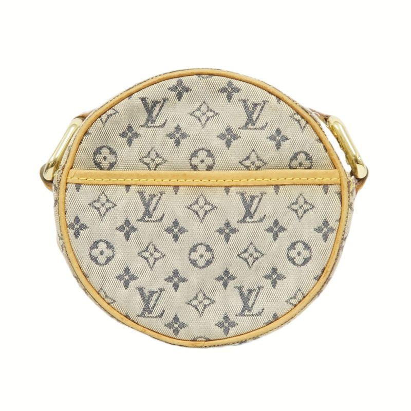 LOUIS VUITTON Jeanne Shoulder Bag, Denim Blue - Beige Denim Canvas