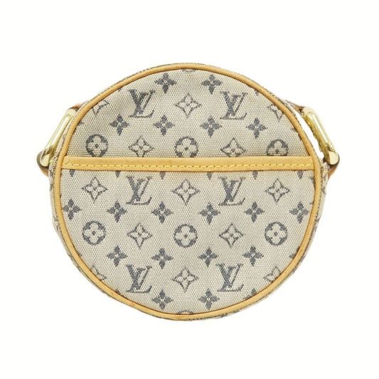 LOUIS VUITTON Jeanne Shoulder Bag, Denim Blue - Beige Denim Canvas