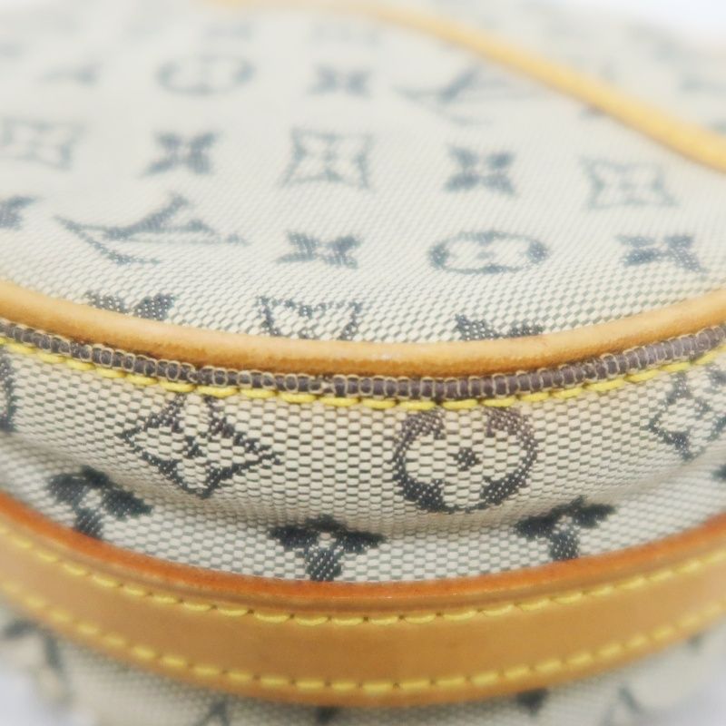LOUIS VUITTON Jeanne Shoulder Bag, Denim Blue - Beige Denim Canvas