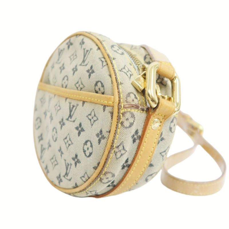 LOUIS VUITTON Jeanne Shoulder Bag, Denim Blue - Beige Denim Canvas