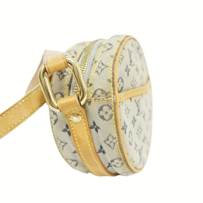 LOUIS VUITTON Jeanne Shoulder Bag, Denim Blue - Beige Denim Canvas
