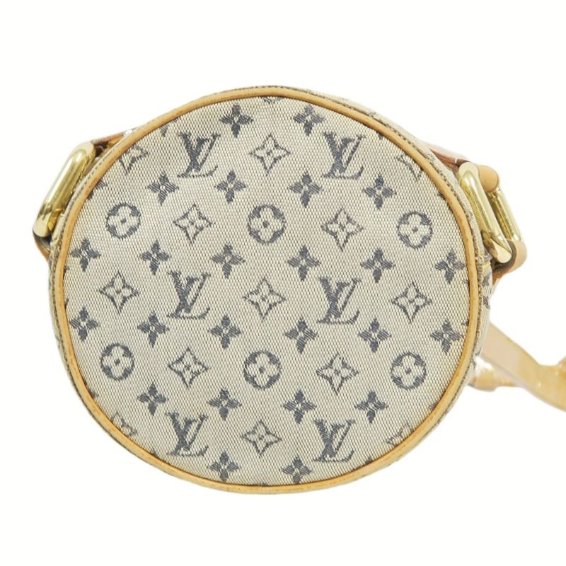 LOUIS VUITTON Jeanne Shoulder Bag, Denim Blue - Beige Denim Canvas
