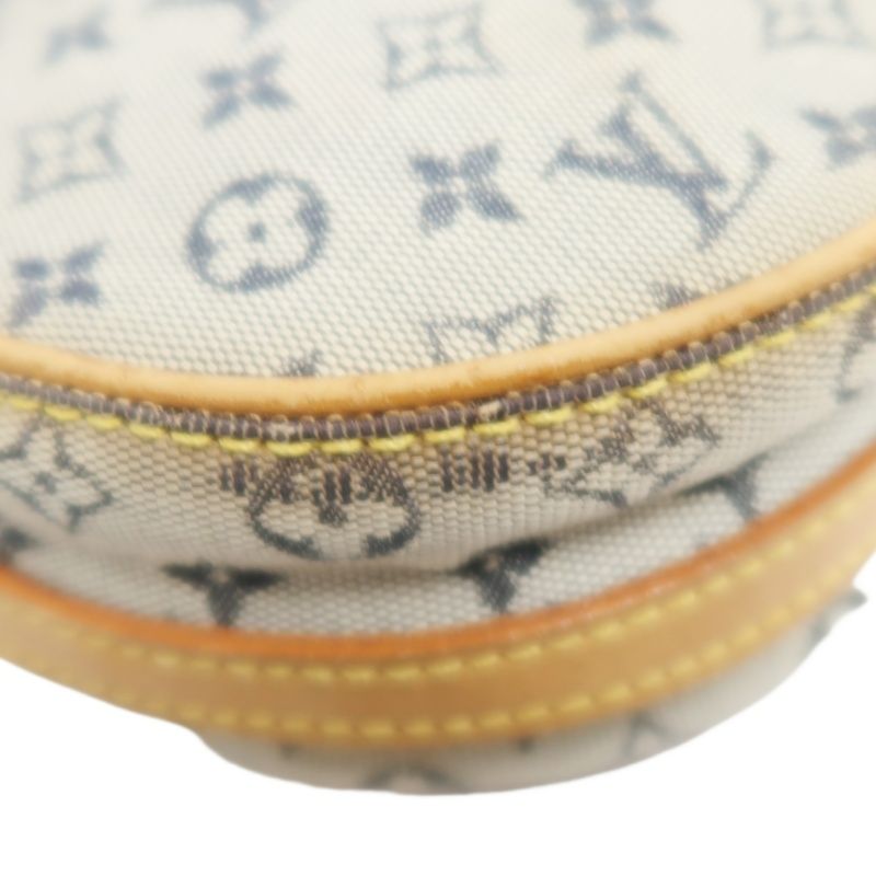 LOUIS VUITTON Jeanne Shoulder Bag, Denim Blue - Beige Denim Canvas