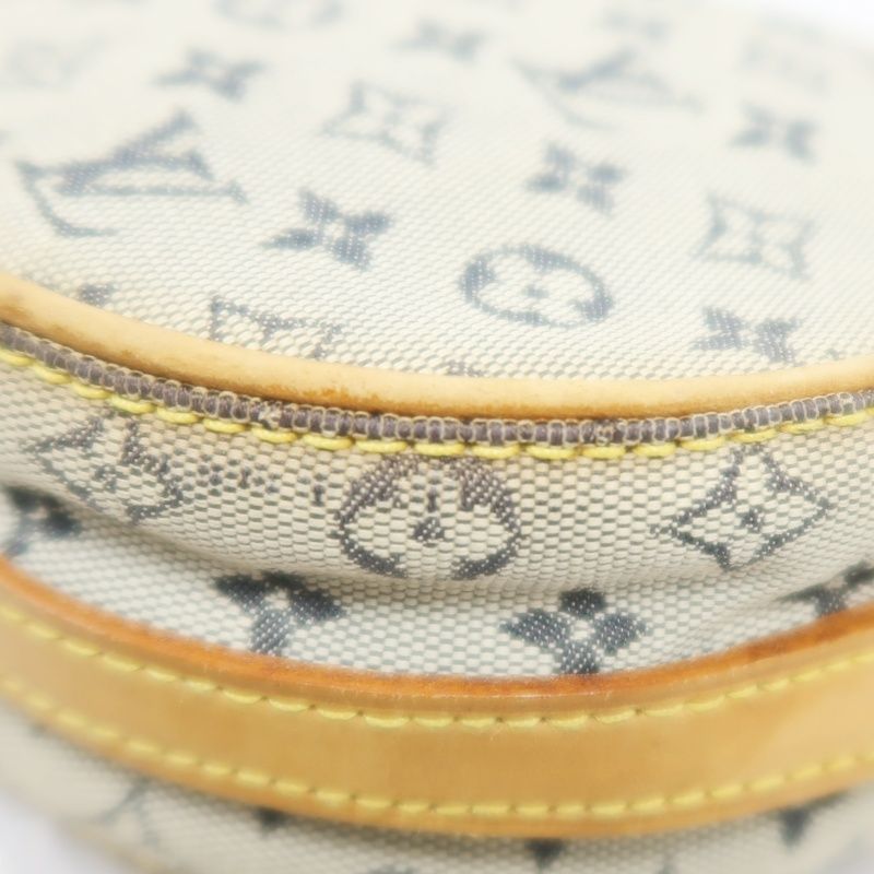 LOUIS VUITTON Jeanne Shoulder Bag, Denim Blue - Beige Denim Canvas