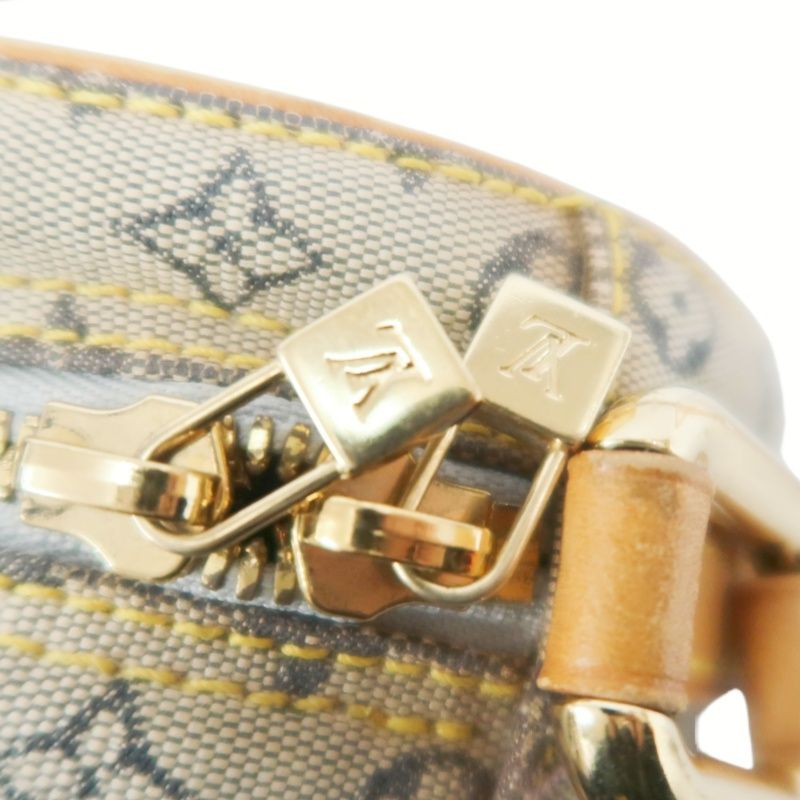 LOUIS VUITTON Jeanne Shoulder Bag, Denim Blue - Beige Denim Canvas