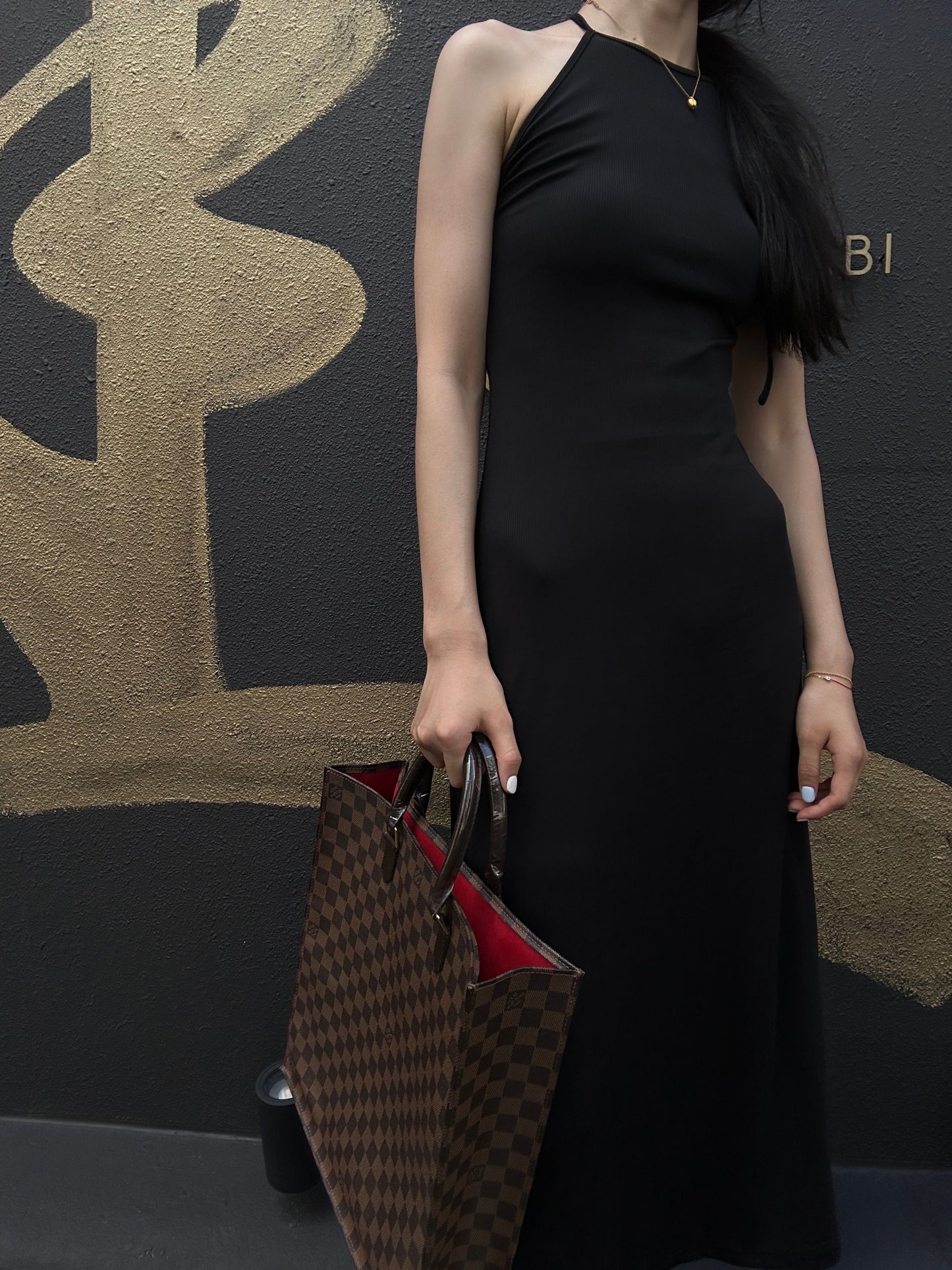 Louis Vuitton Damier Ebene Sac Plat Tote Bag