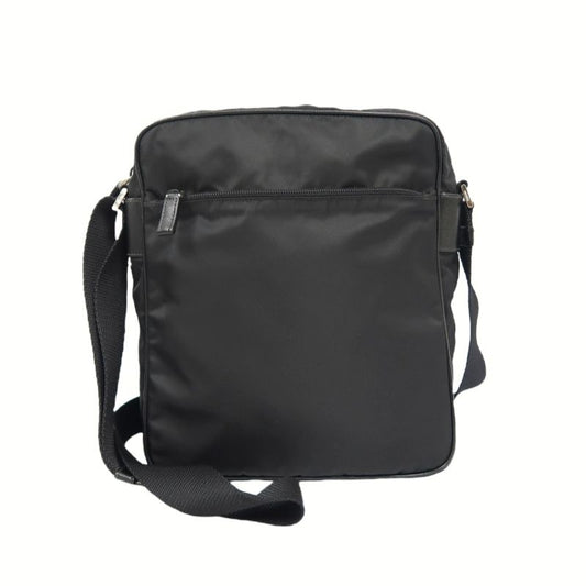 PRADA Black Nylon Shoulder Crossbody Bag with Guarantee Card