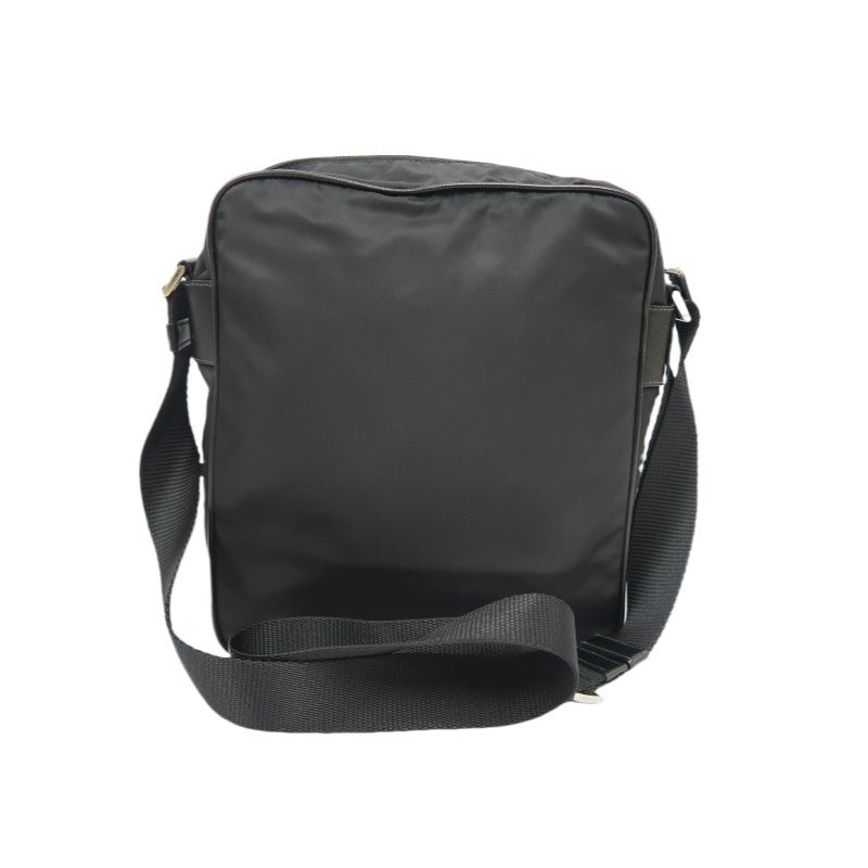 PRADA Black Nylon Shoulder Crossbody Bag with Guarantee Card
