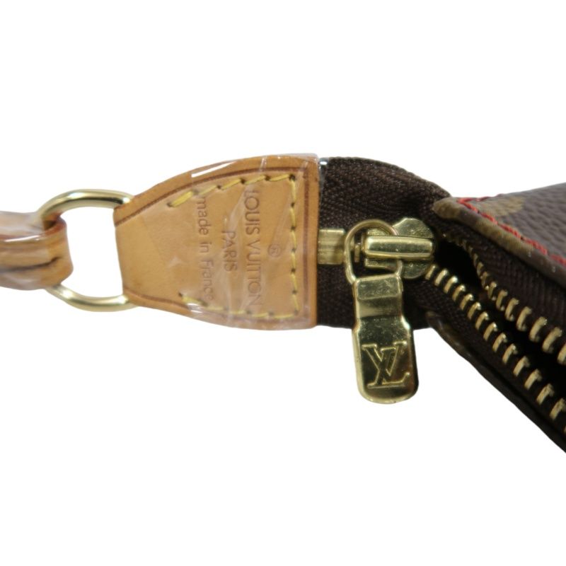 LOUIS VUITTON Cherry Pochette Accessoires Monogram Brown Underarm Pouch - Coated Canvas