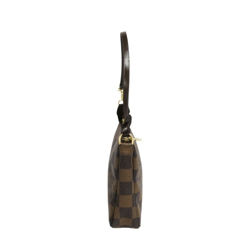 LOUIS VUITTON Pochette Accessoires Damier Brown Pouch - Coated Canvas