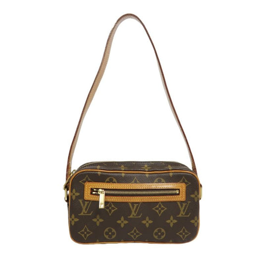 LOUIS VUITTON Pochette City Monogram Brown Shoulder Bag - Coated Canvas