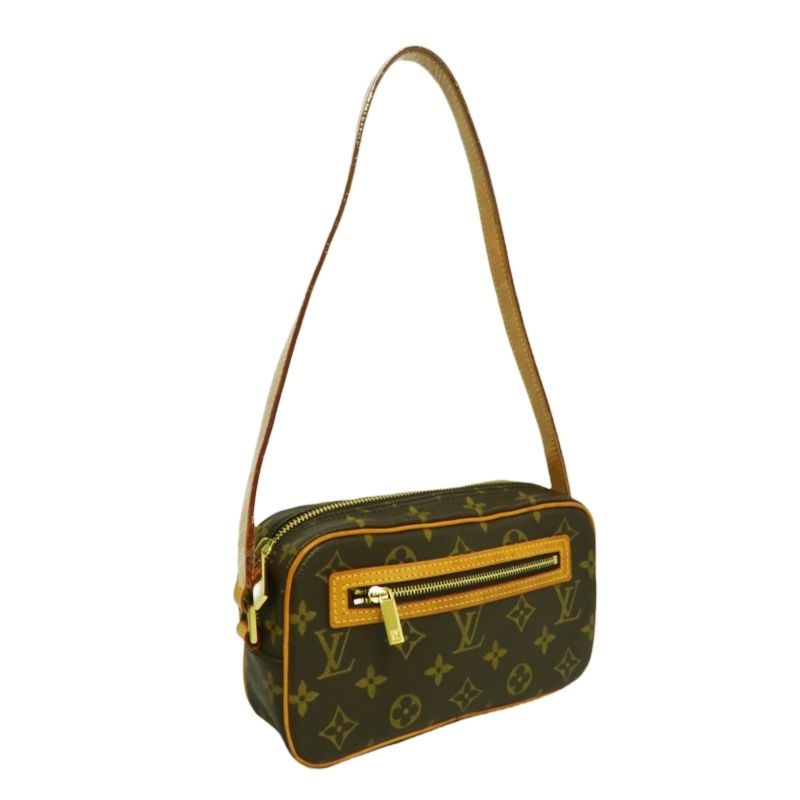 LOUIS VUITTON Pochette City Monogram Brown Shoulder Bag - Coated Canvas